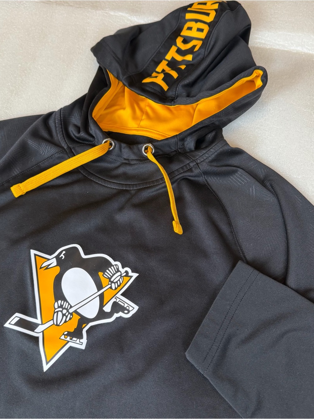 Pittsburgh Penguins Fanatics Sweatshirt Men’s Large Hooded Black Hoodie Hockey